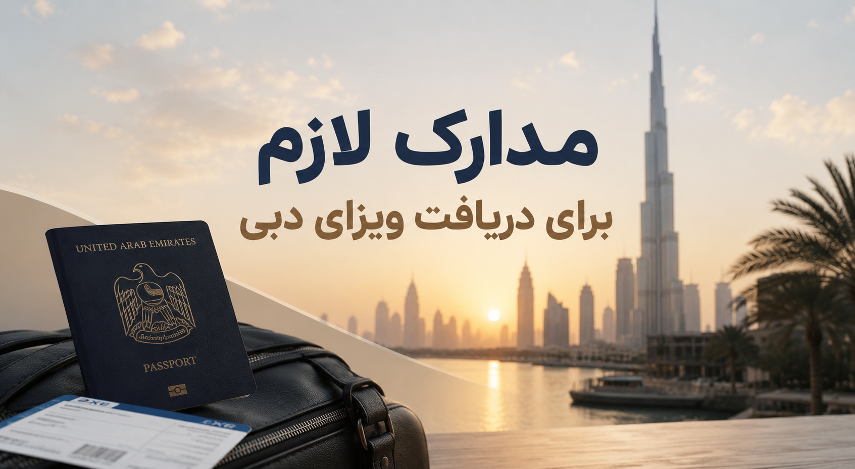 مدارک لازم برای ویزای دبی